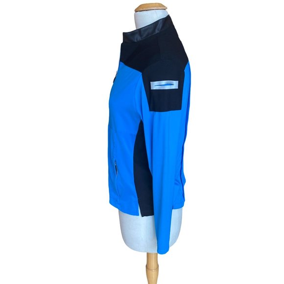Jamie Sadock Jacket Blue Black Cycling Biking Golf Active Sporty Performance-S - Picture 8 of 14